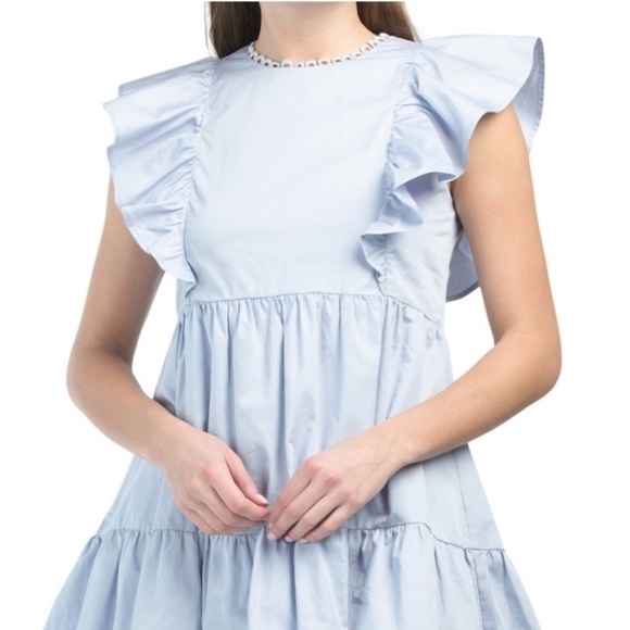 CROSBY BY MOLLIE BURCH Joe Joe Dress in Light blue Size XL - Picture 2 of 11